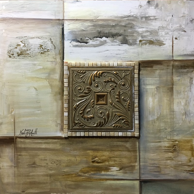 Moderno óleo sobre tela 