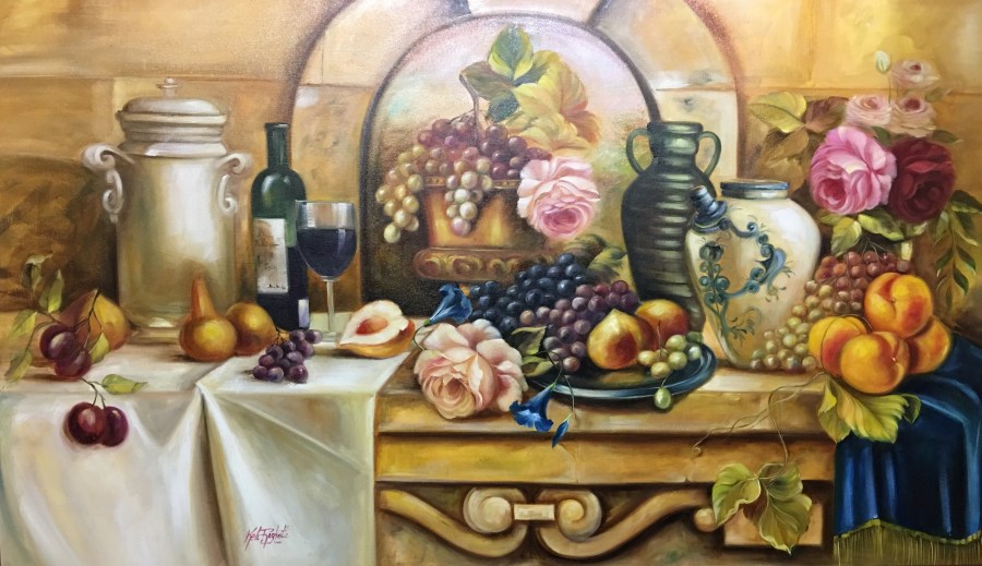 Natureza morta óleo sobre Tela