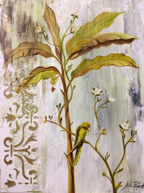 bananeira com ararinha