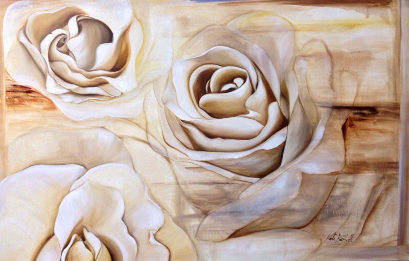 Mar de Rosas 90x140cm
