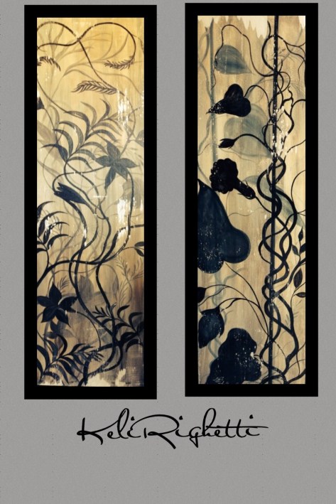 DUO COMPOSIÇÃO COM FOLHAGENS